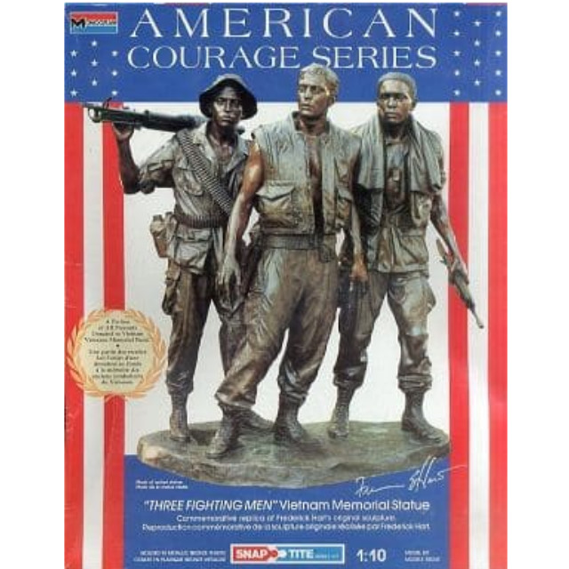 [PTM]1/10 THREE FIGHTING MEN -3人の男性兵士- 「AMERICAN COURAGE SERIES」 [6085] MONOGRAM(モノグラム) プラモデル