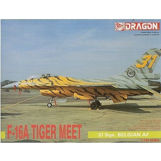 [PTM]1/144 F-16A TIGER MEET 31 Sqn. BELGIAN AF 「AIR SUPERIORITY SERIES」 [4553] ドラゴン(DRAGON) プラモデル