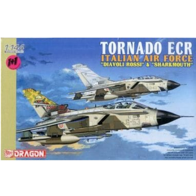[PTM]1/144 トーネード ECR イタリアンエアフォース スペシャルマーキング(2機セット) 「ウォーバードシリーズ」 [4602] ドラゴン(DRAGON) プラモデル