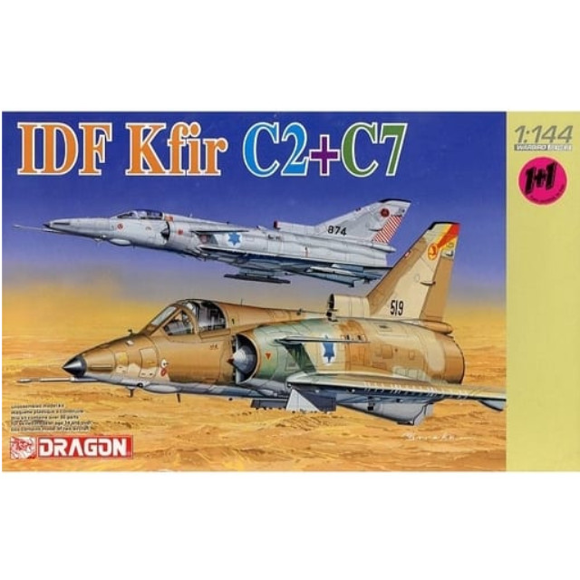 [PTM]1/144 IDF Kfir C2+C7(2機セット) 「WARBIRD SERIES」 [4608] ドラゴン(DRAGON) プラモデル