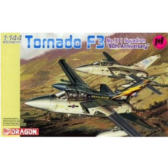 [PTM]1/144 Tornado F3 No.111 Squadron 90th Anniversary(2機セット) -トーネード F3 第111飛行隊 イギリス空軍90周年記念- 「WARBIRD SERIES」 [4614] ドラゴン(DRAGON) プラモデル