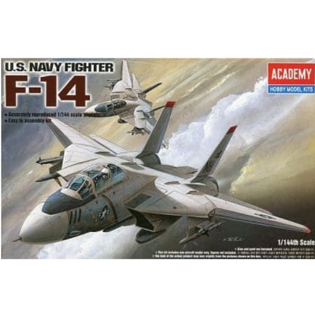 [PTM]1/144 F-14  U.S.NAVY FIGHTER [12608] アカデミー(ACADEMY) プラモデル