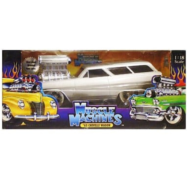 [PTM]1/18 MUSCLE MACHINES ’65 CHEVELLE WAGON MUSCLE MACHINES プラモデル