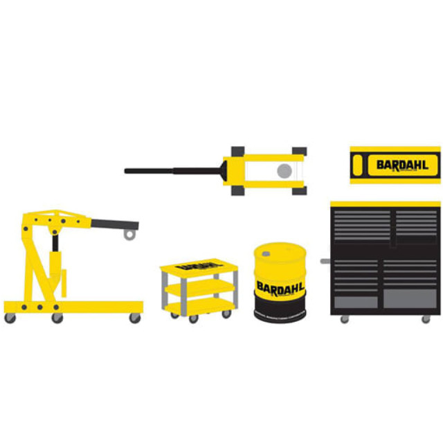 [PTM]1/64 Auto Body Shop - Shop Tool Accessories Series 1 - Bardahl ディティールアップパーツ [16020A] GREENLIGHT(グリーンライト) プラモデル