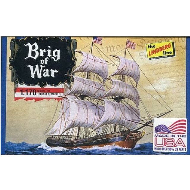 [PTM]1/170 アメリカ ブリッグ艦 [HL203] リンドバーグ(LINDBERG) プラモデル