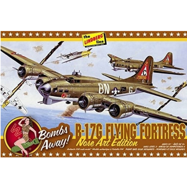 [PTM]1/64 B-17G ノーズアート・エディション [HL431] リンドバーグ(LINDBERG) プラモデル
