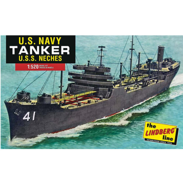 [PTM]1/520 WW.II アメリカ海軍給油艦 U.S.S.ナチェス [HL438] リンドバーグ(LINDBERG) プラモデル