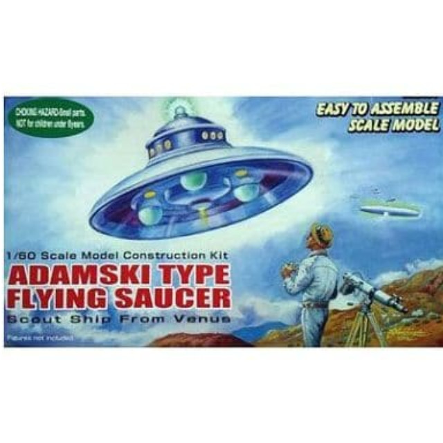 [PTM]1/60 アダムスキー型UFO 空飛ぶ円盤 [AMC1004] アトランティスモデル(ATLANTIS) プラモデル