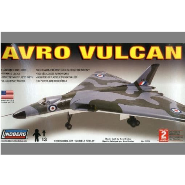 [PTM]1/100 アブロ バルカン 爆撃機 [LN70530] リンドバーグ(LINDBERG) プラモデル