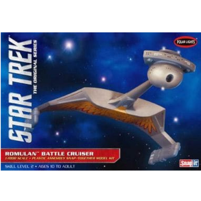 [PTM]1/1000 ロミュラン・バトル・クルーザー 「スター・トレック 宇宙大作戦」 スナップキット [POL897] ポーラライツ(POLARLIGHTS) プラモデル