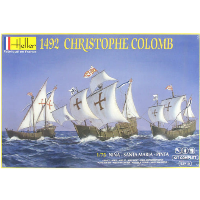 [PTM]1/75 クリストフ・コルム(サンタマリア&ニーナ&ピンタ) [HEL52910] エレール(Heller) プラモデル