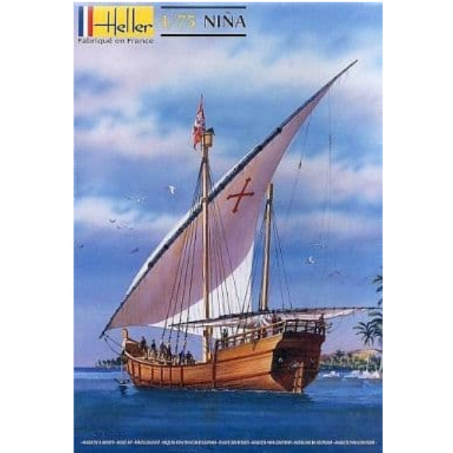 [PTM]1/75 帆船 ニーニャ号  [80815] エレール(Heller) プラモデル