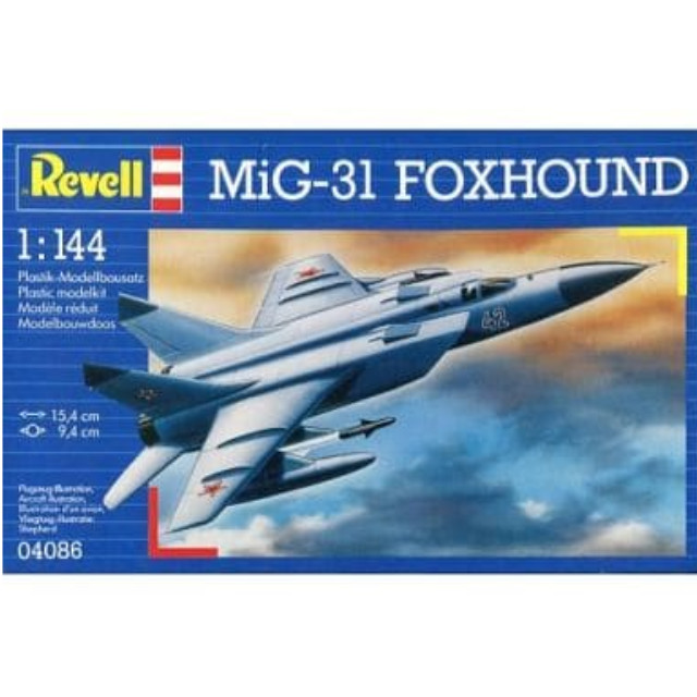[PTM]1/144 MiG-31 FOXHOUND-ミグ31 フォックスハウンド- [04086] レベル(Revell) プラモデル