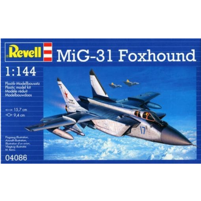 [PTM]1/144 Mig-31 フォックスハウンド [04086] レベル(Revell) プラモデル