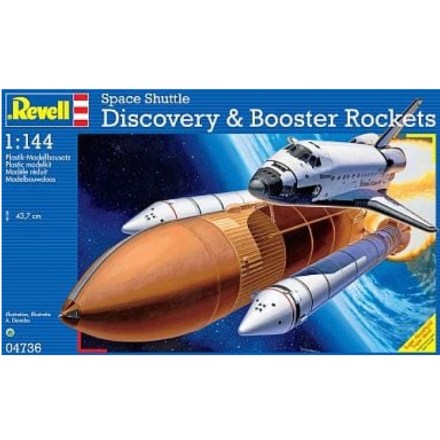 [PTM]1/144 スペースシャトル ディスカバリー&ブースター [04736] レベル(Revell) プラモデル