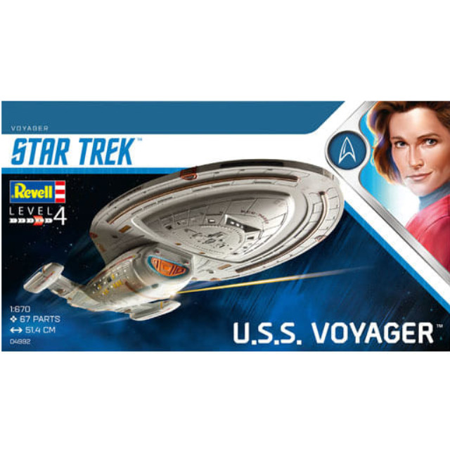 [PTM]1/670 NCC-74656 U.S.S ヴォイジャー 「スタートレック:ヴォイジャー」 [GR04992] レベル(Revell) プラモデル