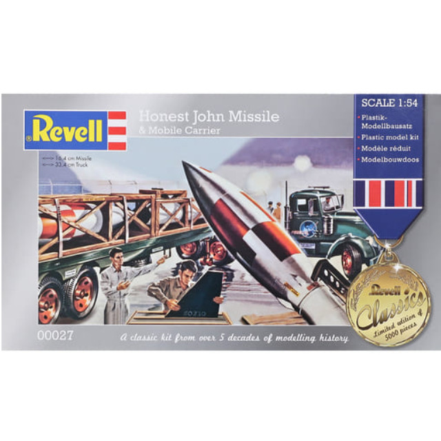 [PTM]1/54 Honest John Missile & Mobile Carrier [00027] レベル(Revell) プラモデル