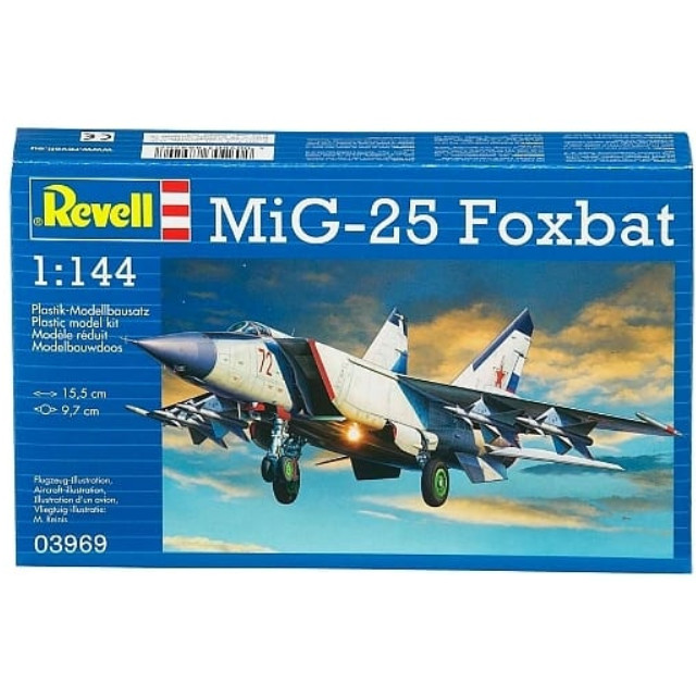 [PTM]1/144 MiG-25 フォックスバット [03969] レベル(Revell) プラモデル