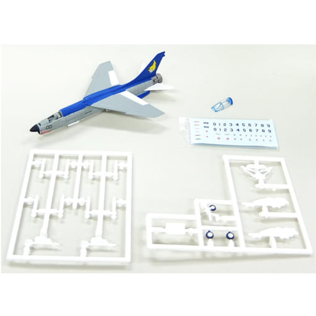 [PTM]1/144 F8E クルセイダー ノーマルカラー(グレー×ブルー)/シン機 「エリア88 コレクション vol.2」 RIZCO プラモデル