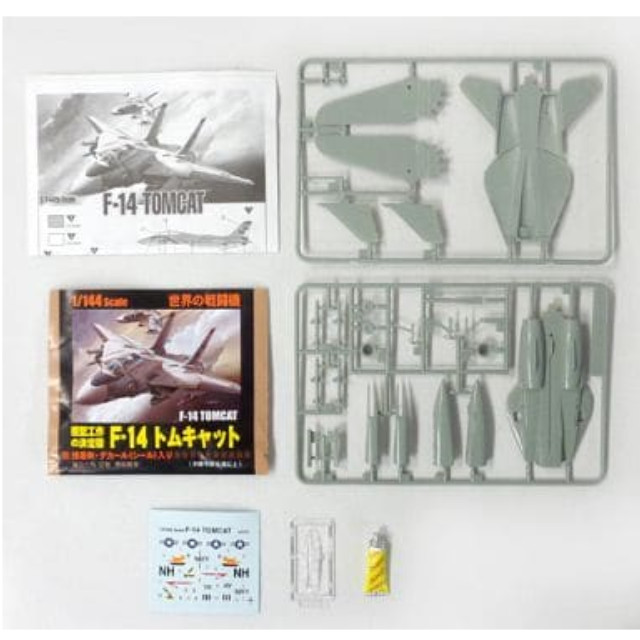 [PTM]1/144 F-14 トムキャット 「ザ・模型 世界の戦闘機」 [F046] 大創産業 プラモデル
