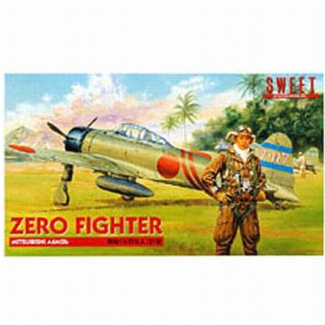 [PTM]1/144 零戦21型(2機セット) シリーズNo.7 [14107] SWEET(スウィート) プラモデル