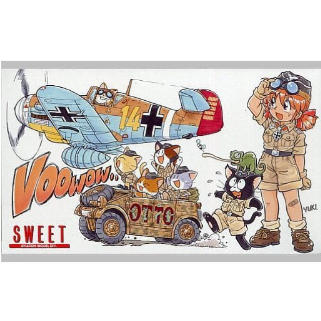 [PTM]1/144 メッサーシュミット Bf 109F-4/Trop アフリカの星 2機セット [14114] SWEET(スウィート) プラモデル