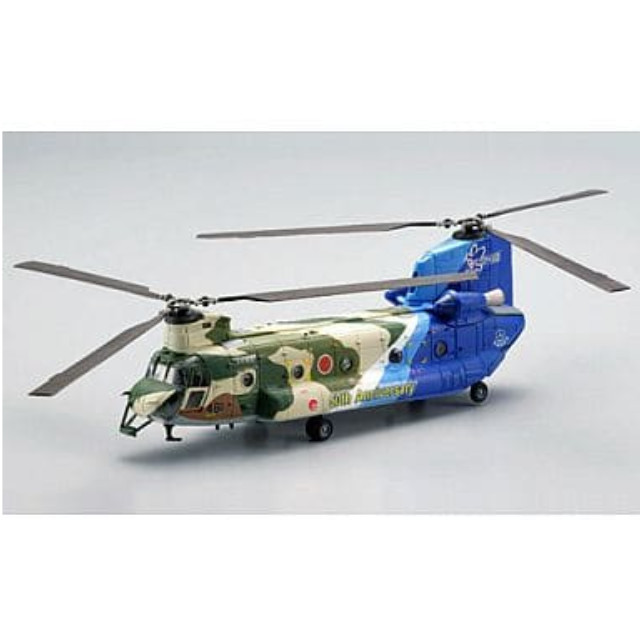 [PTM]1/144  CH-47J 航空自衛隊 入間ヘリコプター団空輸隊(入間) 空自50周年記念塗装 「技MIX航空機シリーズ」 彩色済み組み立てキット [HC03] トミーテック プラモデル