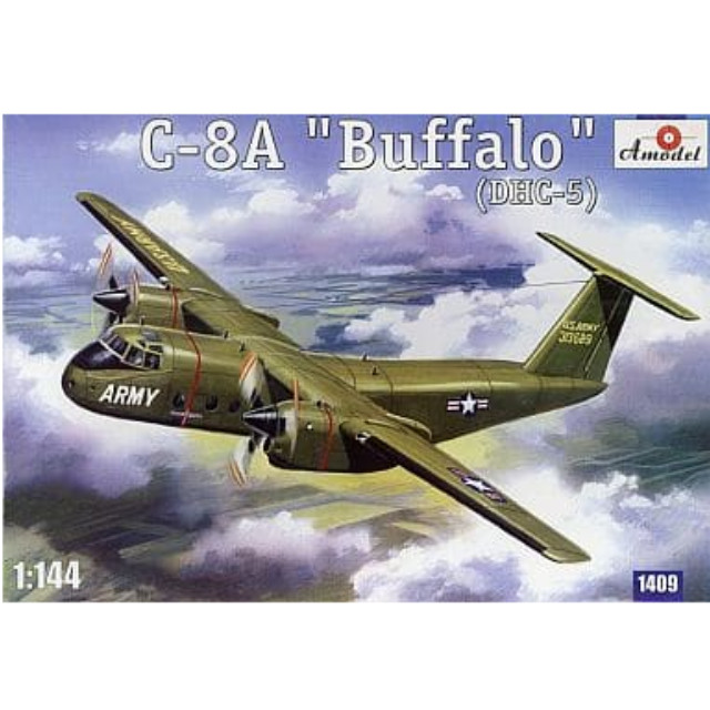 [PTM]1/144 C-8A Buffalo (DHC-5)-C-8A バッファロー(DHC-5) 戦術輸送機- [AM1409] A model(エーモデル) プラモデル
