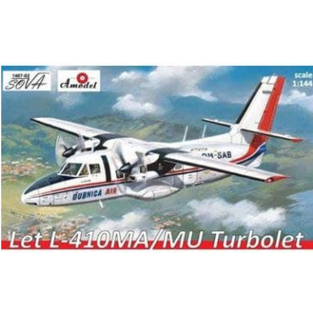 [PTM]1/144 チェコLET L-410M/MU双発旅客機チェコ航空 [AM1467-2] Amodel(エーモデル) プラモデル