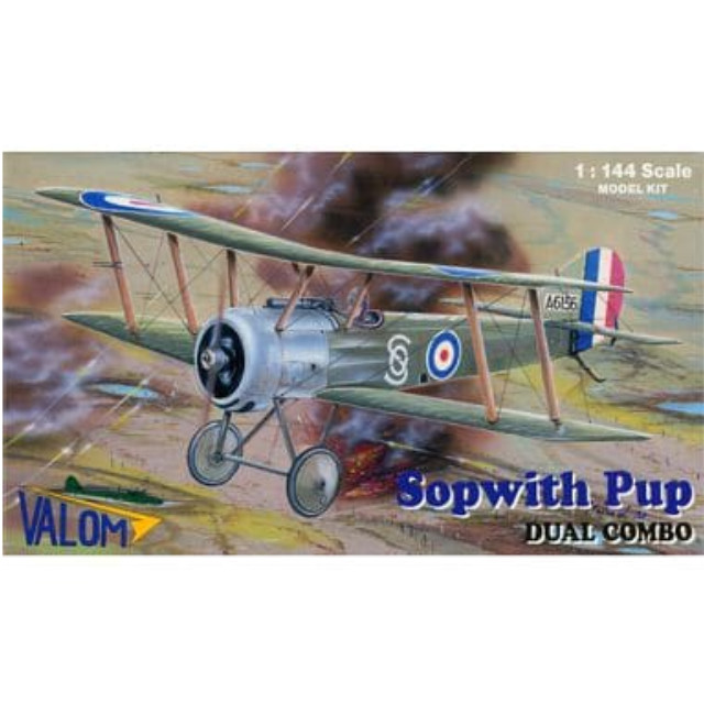 [PTM]1/144 英 ソッピースパッブ複葉戦闘機2機セット [CV14402] VALOM(ヴァロム) プラモデル