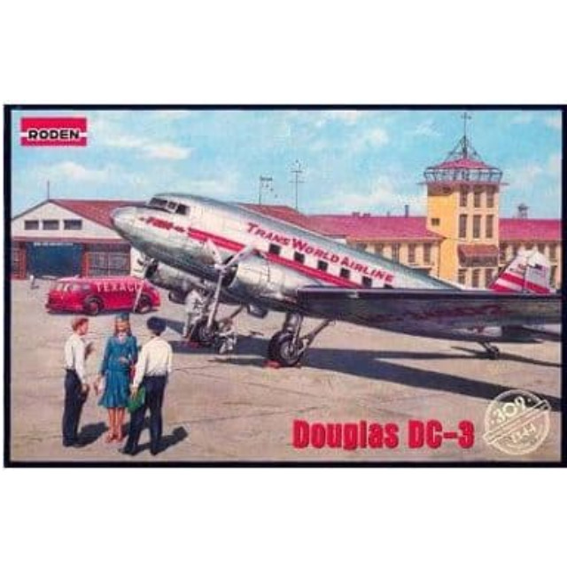 [PTM]1/144 米ダグラス DC- 3 ダコタ旅客機 1930年代 [014T309] RODEN(ローデン) プラモデル