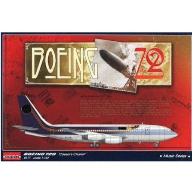 [PTM]1/144 米Boeing720 旅客機 [014T317] RODEN(ローデン) プラモデル