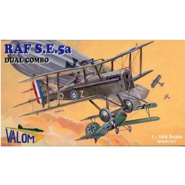 [PTM]1/144 英 RAF-SE5a複葉戦闘機2機セット [CV14404] VALOM(ヴァロム) プラモデル