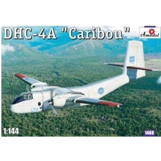 [PTM]1/144 デハビランド DHC-4A カリブー双発輸送機 [AM1468] A model(エーモデル) プラモデル