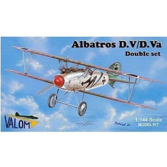 [PTM]1/144 独・アルバトロスDV/DVa 複葉戦闘機 2機セット [CV14406] VALOM(ヴァロム) プラモデル