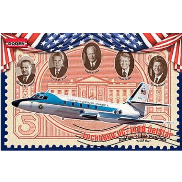 [PTM]1/144 米・ロッキード VC-140B ジェットスター大統領用専用機 [014T324] RODEN(ローデン) プラモデル