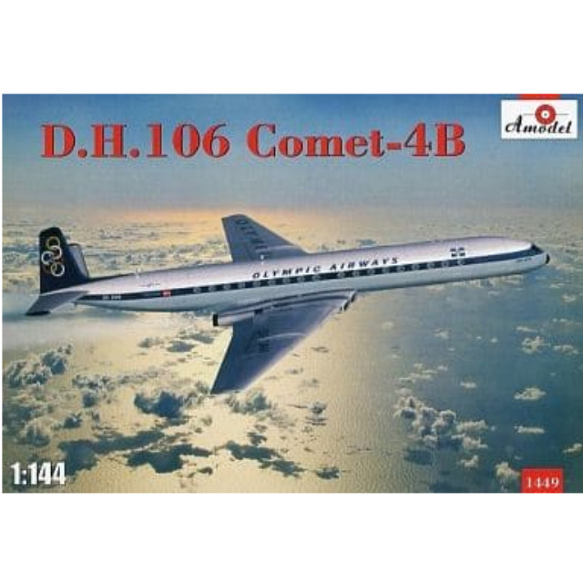 [PTM]1/144 デハビランドDH-106 コメット4Bジェット旅客機 オリンピックエアウェイ [AM1449] Amodel(エーモデル) プラモデル