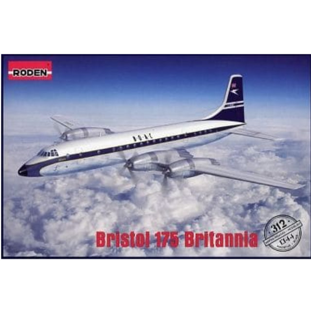 [PTM]1/144 英・ブリストル175ブリタニア・シリーズ300ターボープロップ旅客機 [014T312] RODEN(ローデン) プラモデル