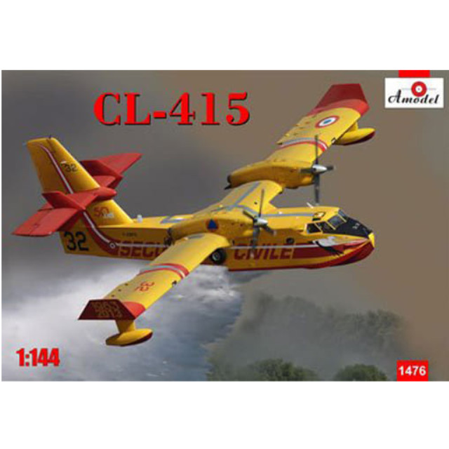 [PTM]1/144 ボンバルディアCL-415スーパースクーパー消防飛行艇 [AM1476] A model(エーモデル) プラモデル