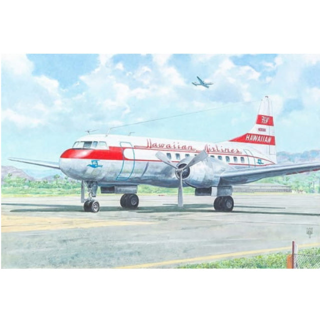 [PTM]1/144 米 コンベア CV340 双発中型旅客機・ハワイアン航空 1956 [014T334] RODEN(ローデン) プラモデル