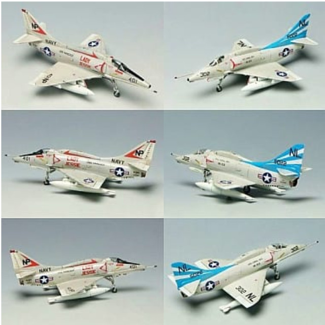[PTM]1/144 アメリカ海軍 艦上攻撃機 A-4F スカイホーク レディ・ジェシー 2機セット プラッツ プラモデル