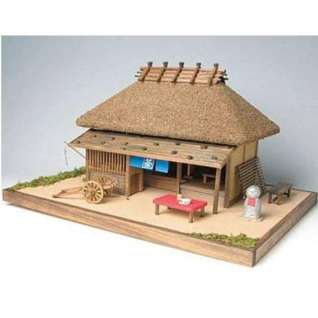 [PTM]1/70 峠の茶屋 木製キット [KOB-T2] 小林工芸 プラモデル