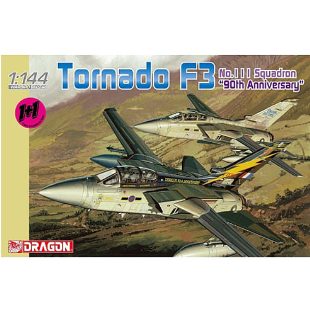 [PTM]1/144 イギリス空軍 トーネードF3 第111飛行隊`90周年アニバーサリー` [DR4614] ドラゴン(DRAGON) プラモデル