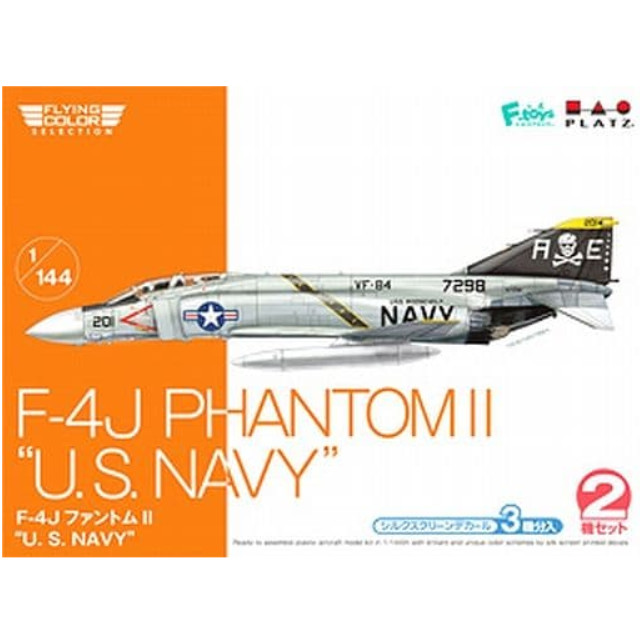 [PTM]1/144 F-4JファントムII U.S.NAVY(2機セット) 「フライングカラー・セレクション」 [FC-2] プラッツ/エフトイズ・コンフェクト プラモデル