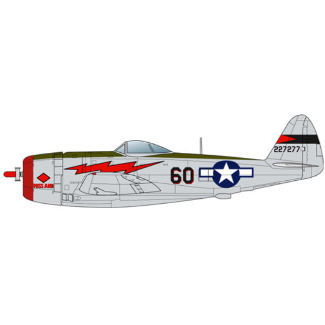 [PTM]1/144 アメリカ軍 P-47D サンダーボルト バブルトップ 2機セット [PDR-3] プラッツ プラモデル