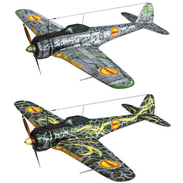 [PTM]1/144 隼一型 レオナ機&ザラ機仕様 「荒野のコトブキ飛行隊」 [KHK144-H3] プラッツ/プレックス プラモデル