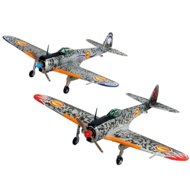 [特典付き] 1/144 隼一型 キリエ機&エンマ機 仕様 「荒野のコトブキ飛行隊」 [KHK144-H1SP] プラッツ/プレックス プラモデル