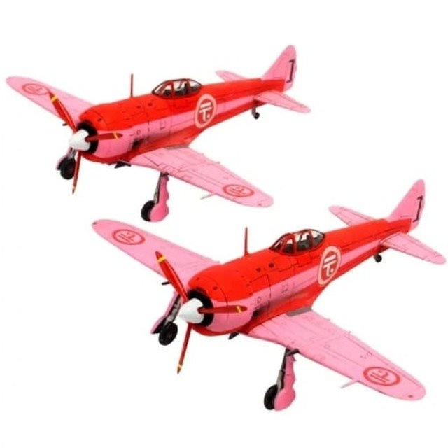 [特典付き] 1/144 鍾馗 ムサコ・ヒガコ 仕様 「荒野のコトブキ飛行隊」 [KHK144-7SP] プラッツ/プレックス プラモデル