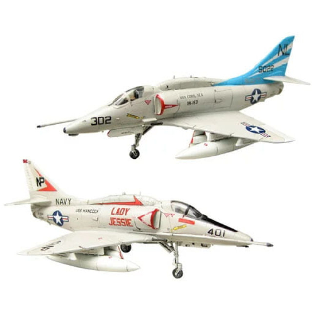 [PTM]1/144 A-4F スカイホーク レディ・ジェシー/ ブルーテイルフライズ 2機セット [PDR-8] プラッツ プラモデル