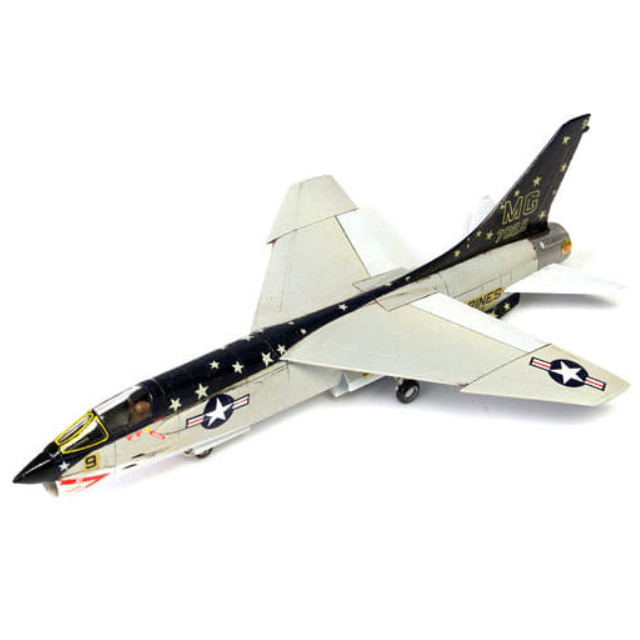 [PTM]1/144 F-8K/C クルセイダー ヘルズエンジェルス/NASA 2機セット [PDR-9] プラッツ プラモデル